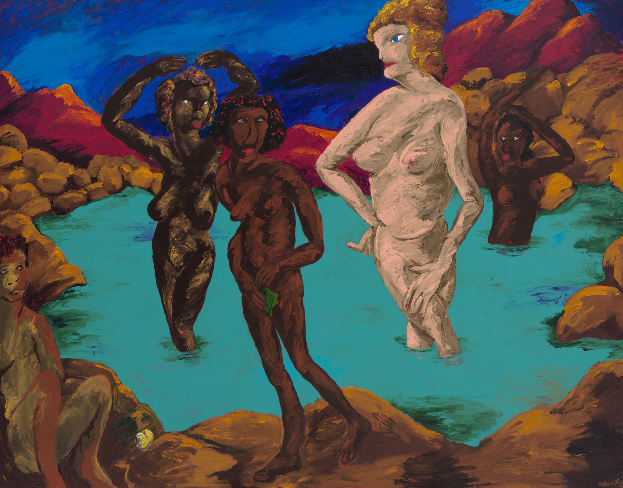 Three Graces at the Bathers Pool: Venus is Still Venus