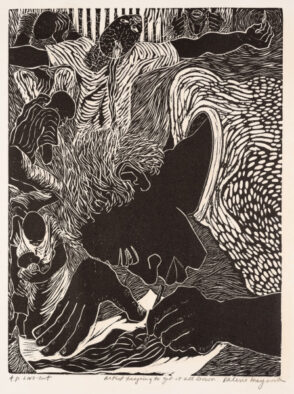 The Artist Trying to Get It All Down