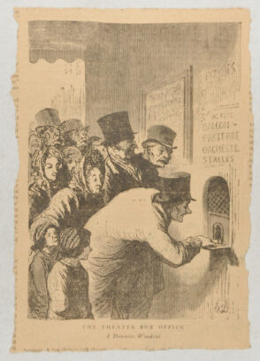 Un Guichet de théatre.