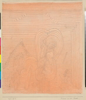 Bäume vor der Stadt