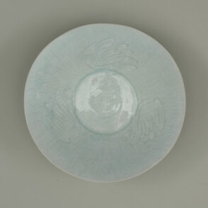 Bowl Decorated with Three Incised Clouds or Waves