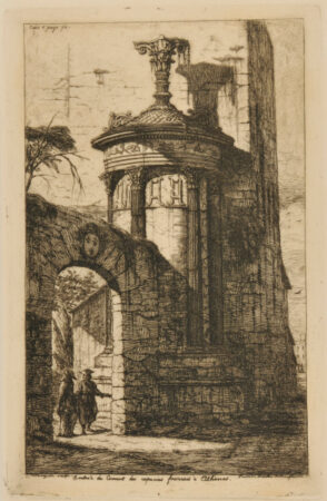 Entrance to the French Capuchin Monastery in Athens