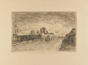 Sortie de la Maison Cochin, (Faubourg Saint Jacques)