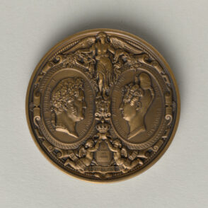 “Commemorating the Visit of Louis-Philippe, Queen Marie Amélie, and the Royal Children to the Mint, November 8, 1833” Medal