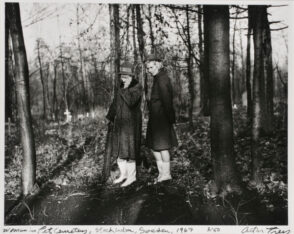 Women in Pet Cemetery, Stockholm, Sweden