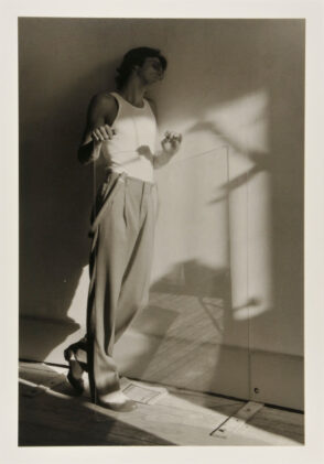 Standing Figure with Spectators