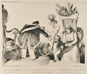 De tes humbles foutriquets / Reçois, le jour de la fête, / Ces deux modestes bouquets / Que leur dévouement d’apprête. / Ils te plairont, car le peuple Français / Seul en a fait tous les frais.