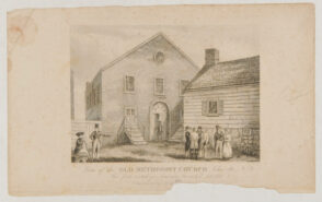 View of the Old Methodist Church, John St., N.Y.