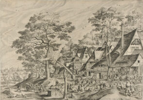 Peasant Feast in a Village