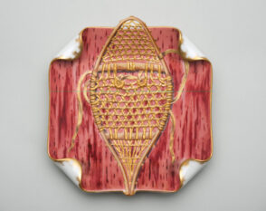 “Snow Shoe” Ice Cream Plate