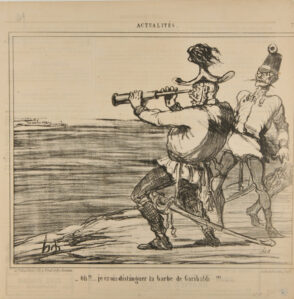 Oh !! …. je crois distinguer la barbe de Garibaldi !!!…….