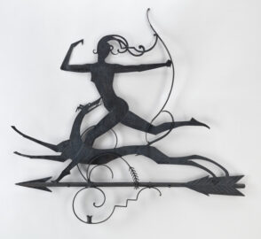 Diana the Huntress with Greyhound Weather Vane