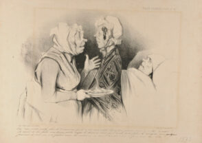 Oui ! ma petite, voilà plus de 3 semaines qu’il n’est rien entré dans son pauvre corps à ce cher homme !…… – Je viens de lui faire une bonne petite soupe de choux au lard qu’il aime tant pour le ravigoter avec quelques pommes de terre que s’il fallait croire les médecins on serait bientôt mort de faim avec leur diète………