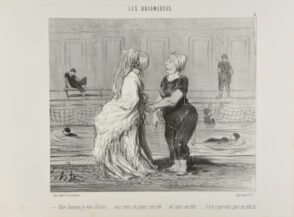 Chère baronne, je vous félicite….. vous venez de piquer une tête….. oh! mais une tête…… il n’y a que vous pour ces têtes là!