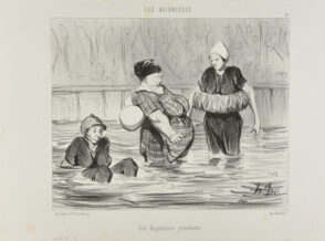 Les baigneuses prudentes.
