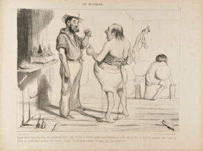 Voyez vous bourgeois, vous êtes justement dans l’âge et dans la force ; quand un homme est taillé comme vous et qu’il se soutient sur l’eau ça flatte un professeur prenez des leçons, coupez les de petits verres, et vous irez chouettement !