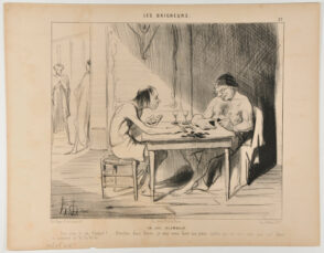 Un Joli Calembour. – Avez-vous du six, Général?.. – Attendez donc Baron, je vais vous faire une petite culotte qui ne vous irait pas mal dans ce moment ci! hi!hi! hi! hi!….