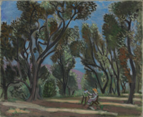 Painter in the Olive Grove