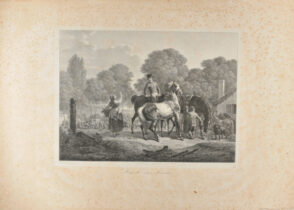 Miniature horsehair basket