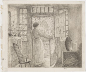 Woman at an Open Door