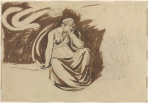 Medea Contemplating the Murder of Her Children (recto); Medea Contemplating the Murder of Her Children (verso)