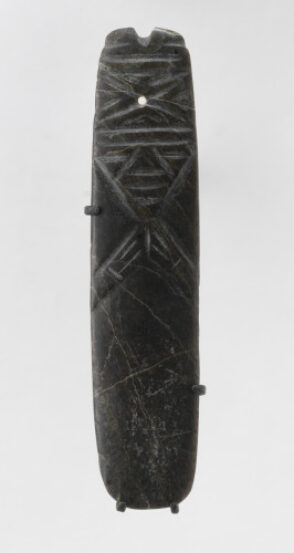 Anthropomorphic Bird Half-Celt Pendant