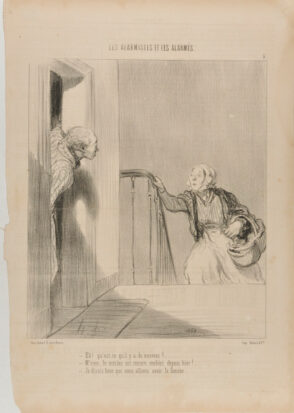 Eh! qu’est-ce qu’il y a de nouveau?…. – M’sieu, le merlan est encore enchéri depuis hier!… – Je disais bien que nous allions avoir la famine……