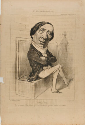 Charles Dupin. Dit le savant: – On prétend qu’il sait tout excepté pourtant mettre sa cravate.