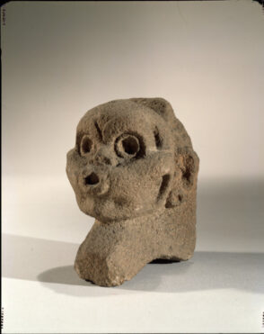 Hacha in the shape of an anthropomorphic head