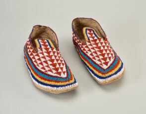 Pair of Man’s Beaded Moccasins