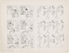 Proof Sheet of Caricatures