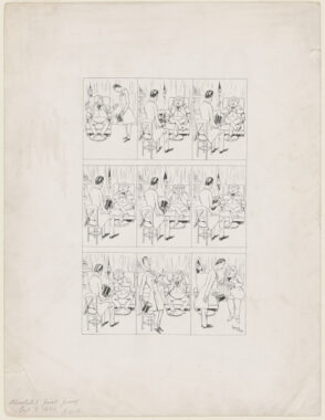 Proof Sheet of Caricatures