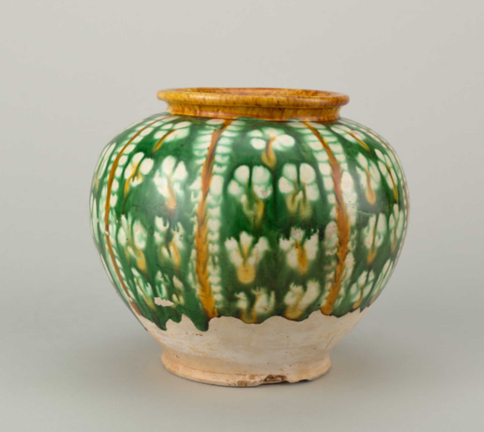 Jar Decorated with Resist Motif