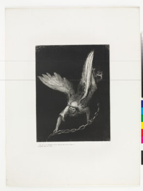 Après cela, je vis descendre du ciel un ange qui avait la clef de l’abîme, et une grante chaîne en sa main