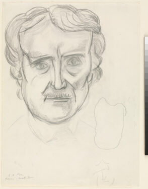 Study for “Le Tombeau d’Edgar Poe”