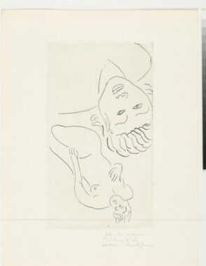 Studies for “Tristesse d’été” (refused etching)