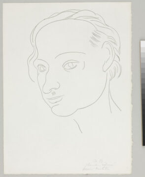 Study for “The Tomb of Charles Baudelaire” (refused etching)