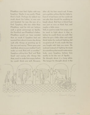 Page 15 and 16 from Joseph Gavorse, ‘The Story of Phaeton, Son of Apollo’