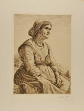 Woman with Folded Hands