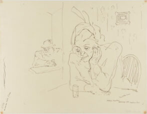 Woman with Glass. Dedicated to Etta Cone