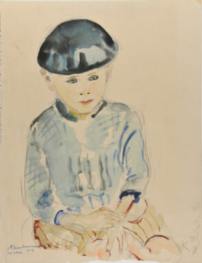 Seated Child with Cap