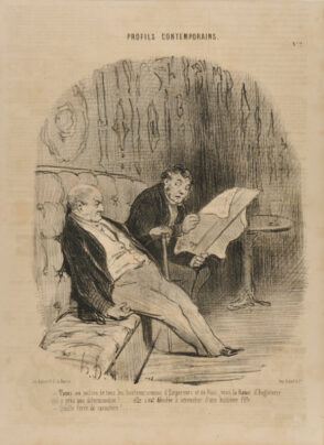 Tiens au milieu de tous les bouleversemens d’Empereurs et de Rois, voici la Reine d’Angleterre qui a pris une détermination!….. elle s’est décidée à accoucher d’une huitième fille…… – Quelle force de caractère!….