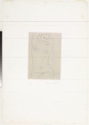 Nude with Raised Arms on Head