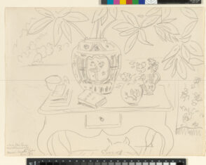 Study for “Interior with Dog”