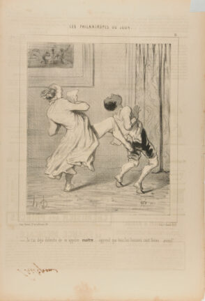 Je t’ai défendu déja de m’appeler maitre… apprend que tous les hommes sont frères… animal!…