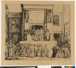 Christ Presented to the People: Large Oblong Plate