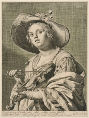 Woman Playing the Violin