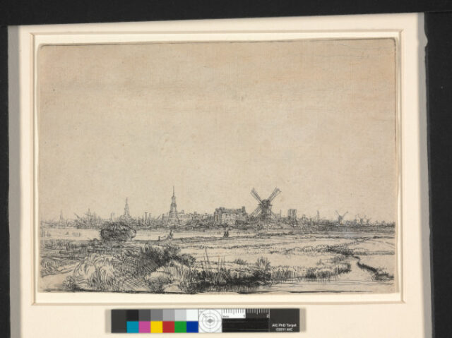 View of Amsterdam from the Kadijk