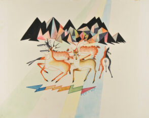 Deers n N’to’lopes Wun’ders o’er the Mount’een C’neri