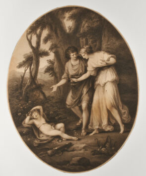 Venus Discovering Cupid Asleep